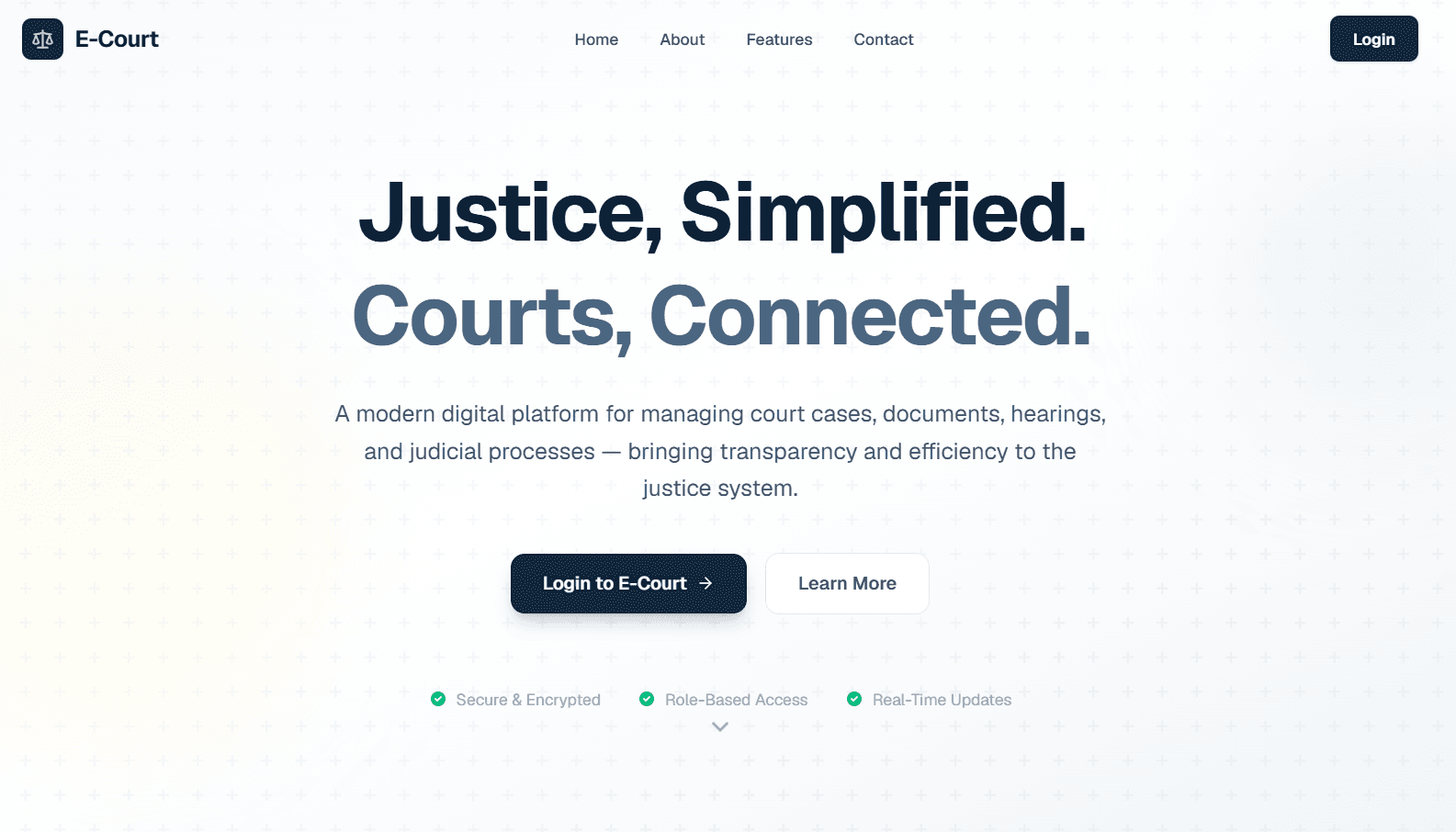 E-Court Management System